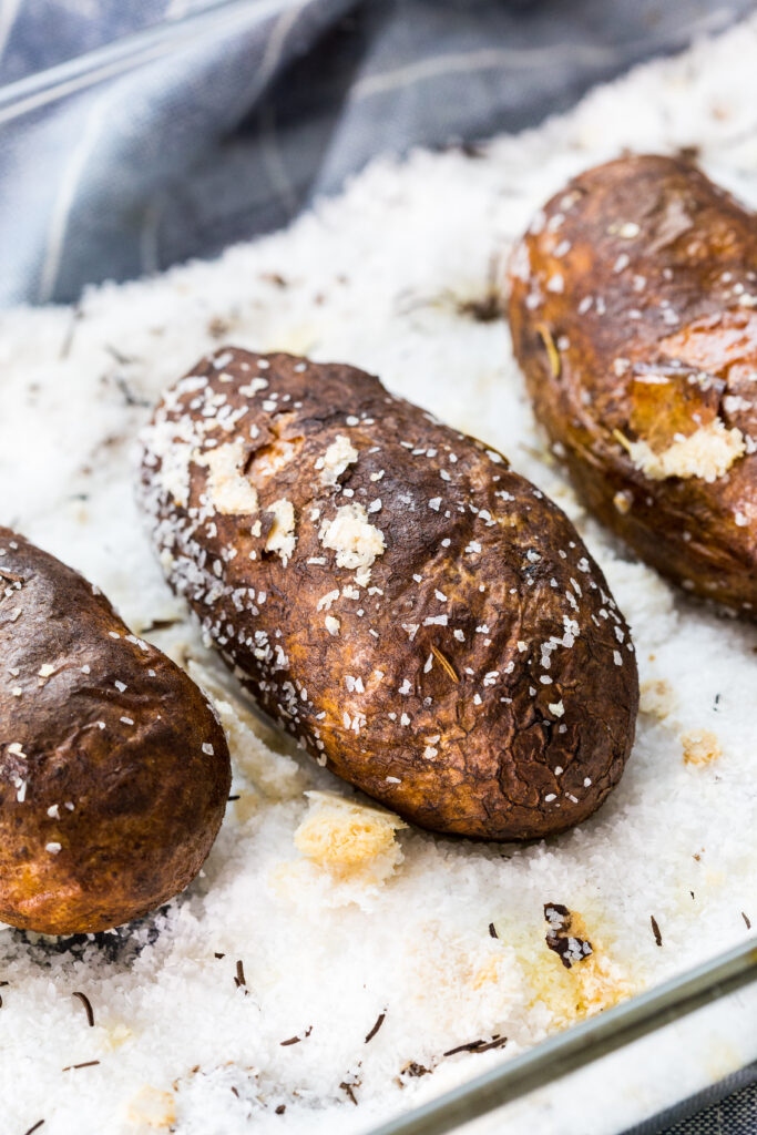 Salt Baked Potatoes