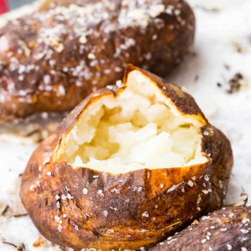 Salt Baked Potatoes