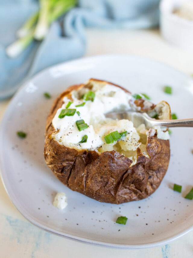 Air Fryer Baked Potato Easy Peasy Meals