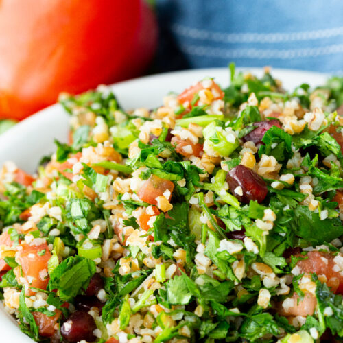 Tabbouleh, the Israeli version of the middle eastern salad