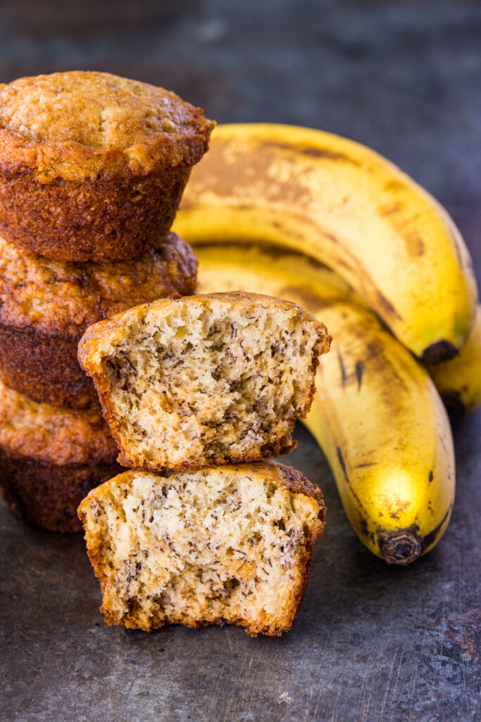 Easy banana bread muffins, easy to make. 