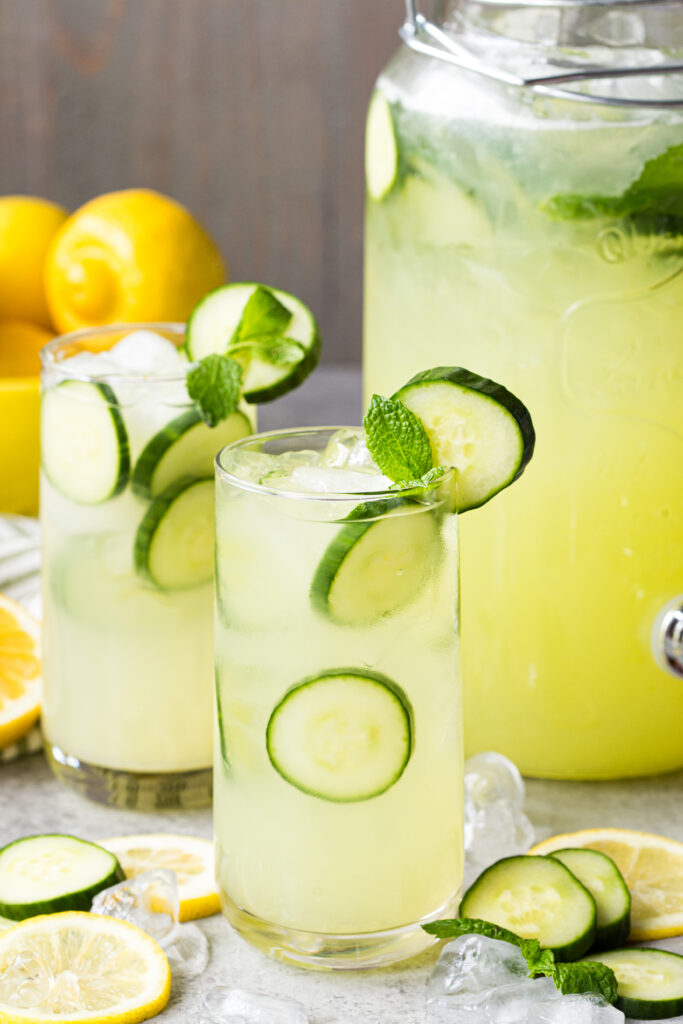 Cucumber lemonade is loaded with flavor, is easy to make, and the best homemade lemonade for summer.