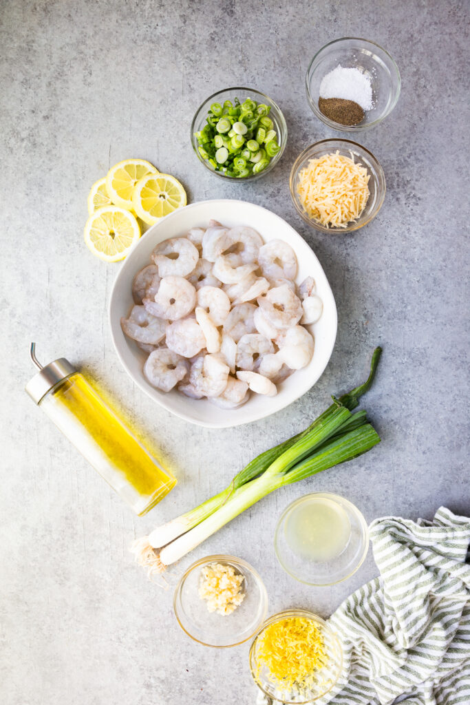 Lemon garlic parmesan shrimp ingredients