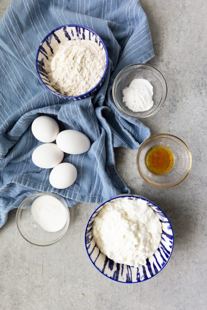 Cottage cheese pancake ingredients