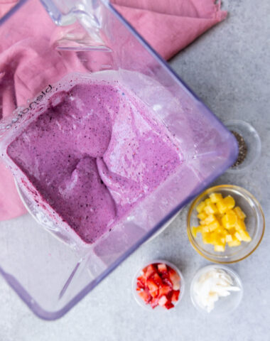 Cottage cheese smoothie bowl