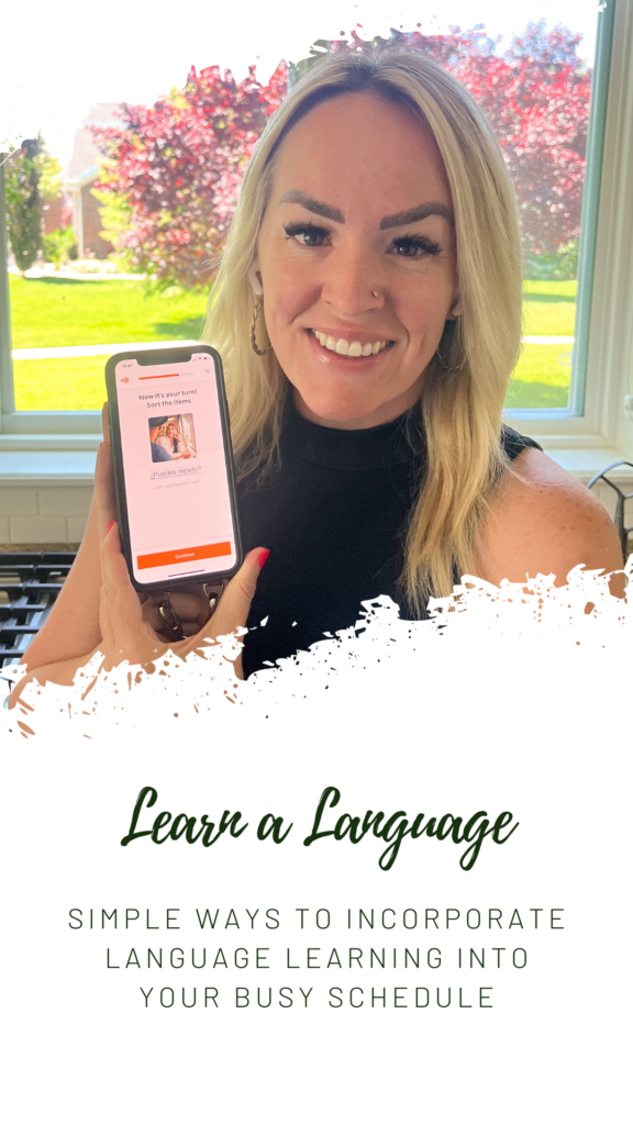 Learning a language with Babbel in the little moments of your day. 
