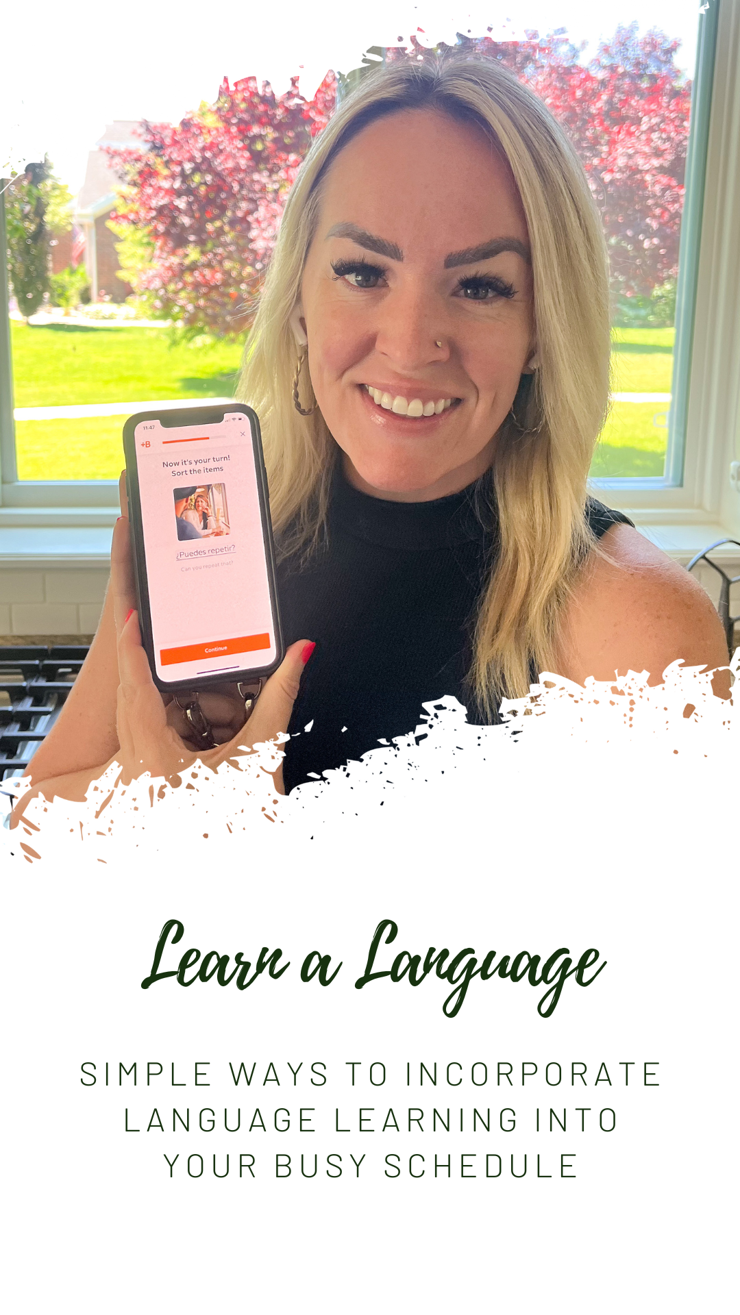 Learning a language with Babbel in the little moments of your day.