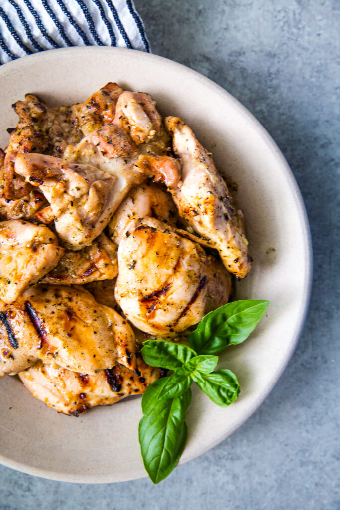 Garlic Basil Lemon Herb Grilled Chicken 