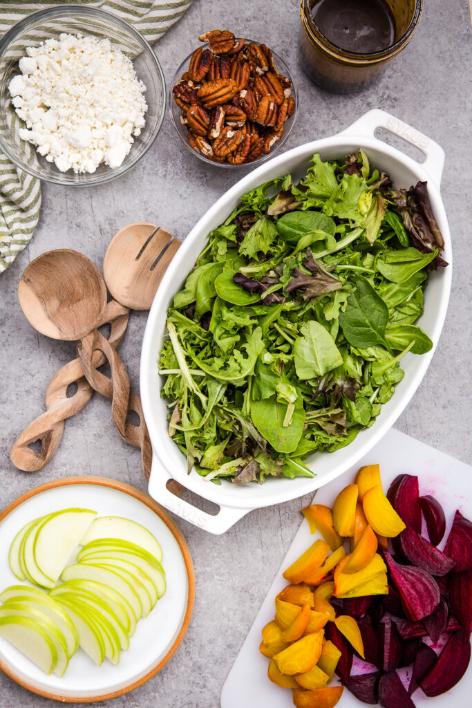 How to make this roasted beet salad perfect for Fall. 