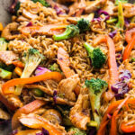 Chicken Ramen Stir Fry- a quick 30 minute meal that is loaded with bold flavors.