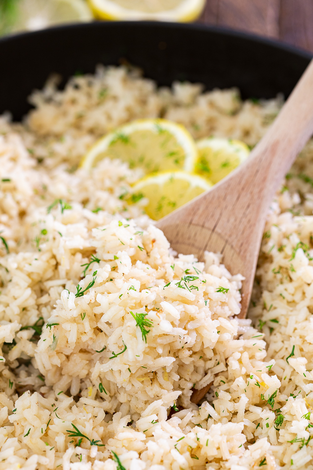 Lemon Dill Rice, is the perfect side for Cedar Bay Grilling company salmon and for Lent. 