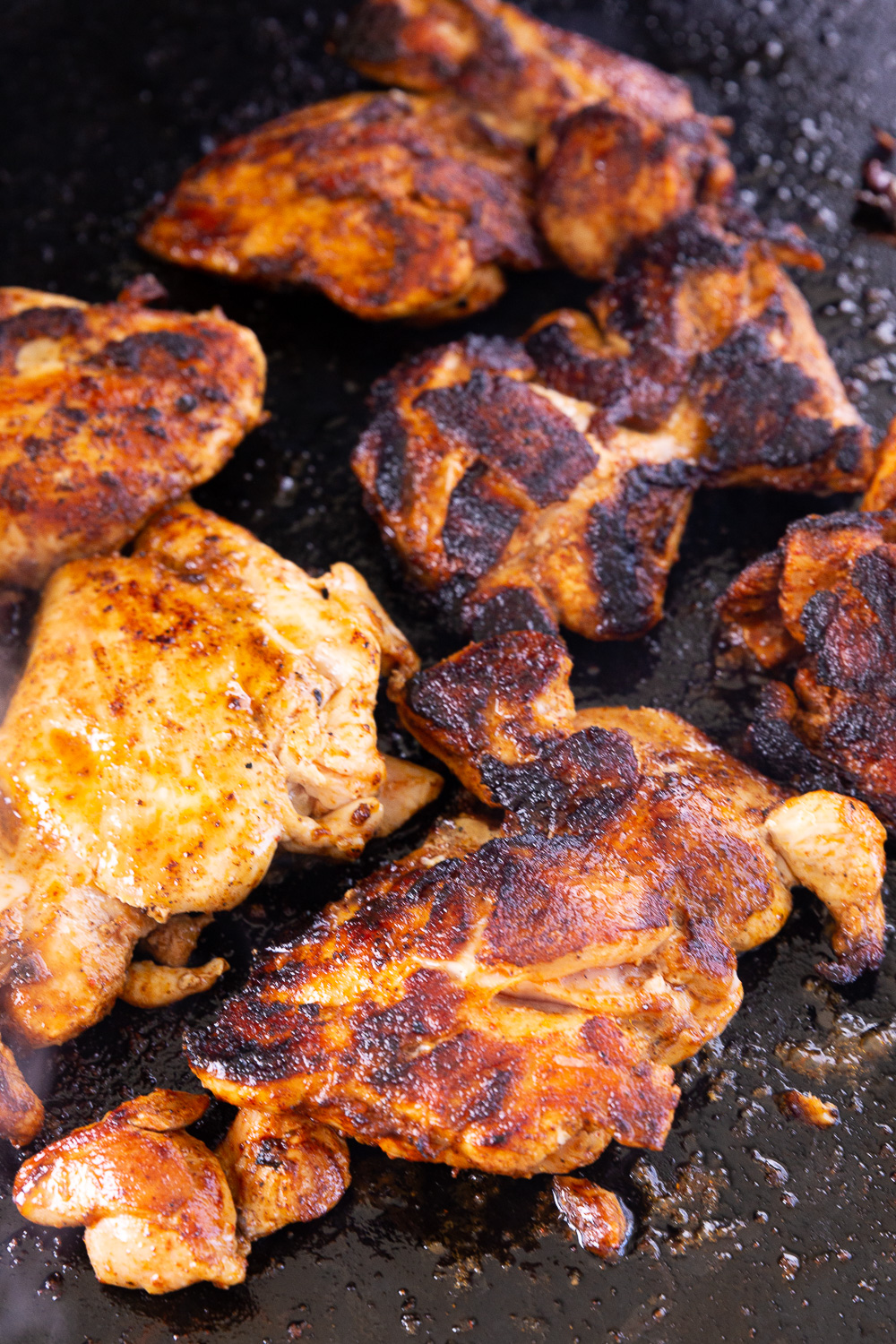 Cooked chicken for chicken fajitas recipe