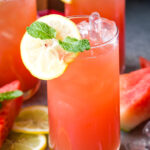 Homemade watermelon lemonade, a thirst quenching, deliciously refreshing summer lemonade