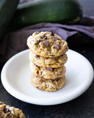 Fresh zucchini adds moisture and texture to these irresistible chocolate chip cookies, making them soft, rich, and utterly delicious.