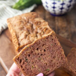 Delicious baked zucchini bread, a simple recipe with awesome results.