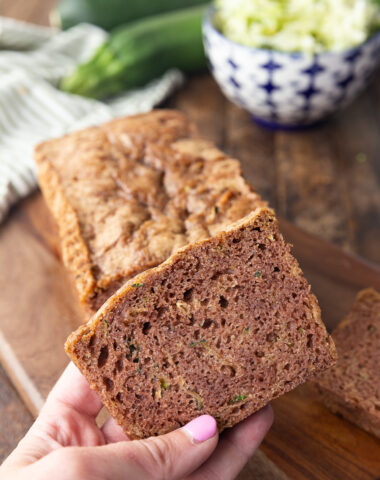 Delicious baked zucchini bread, a simple recipe with awesome results.