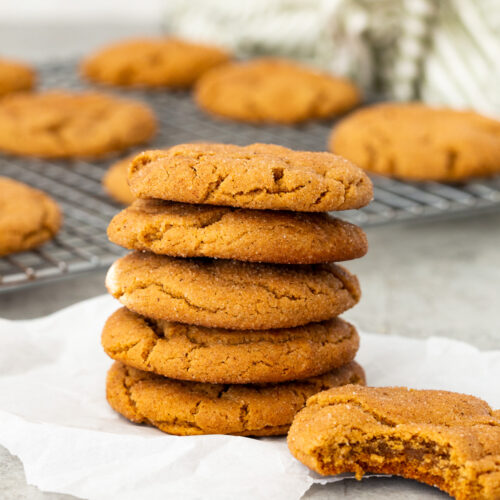 Gingerdoodles, a delightful twist on a ginger snap and snickerdoodle, this Christmas cookie is soft, chewy, and delicious, plus super easy to make.