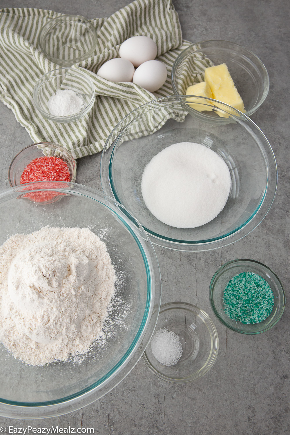 What you need to make Italian Christmas Cookies. 