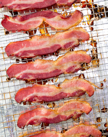 Baking bacon in the oven makes it so much better.