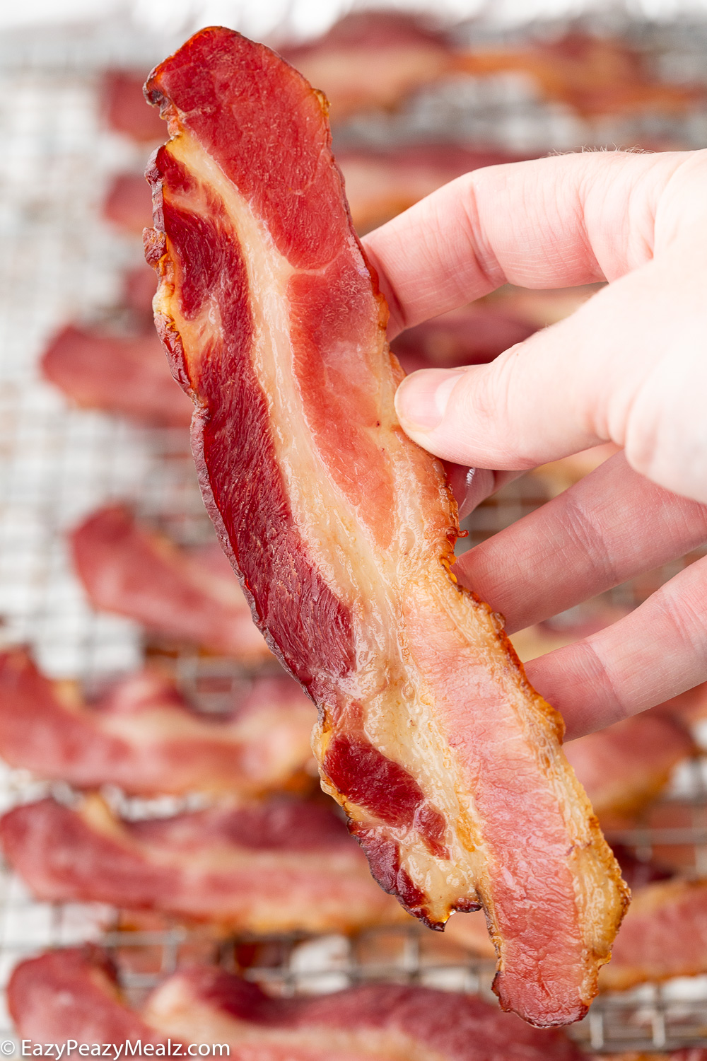 crispy baked bacon