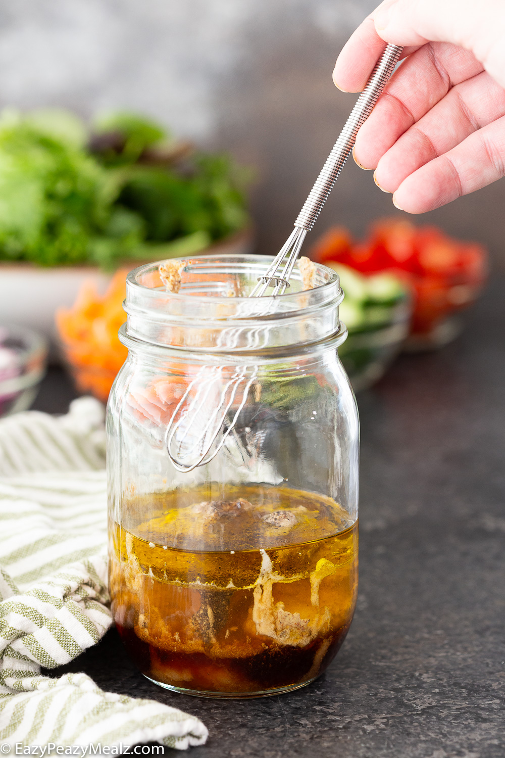 A basic vinaigrette