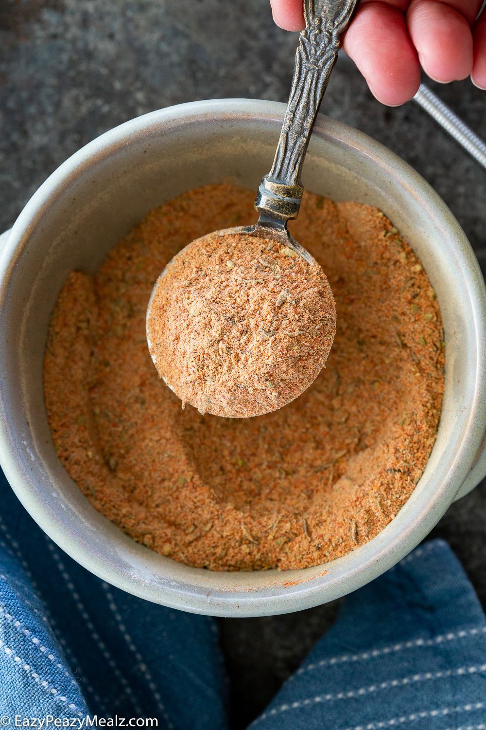 A homemade cajun seasoning blend