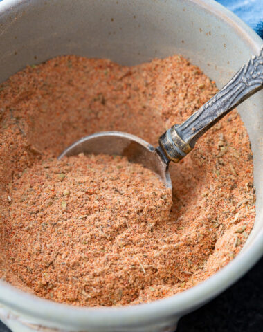 Homemade spice mixture a cajun seasoning blend