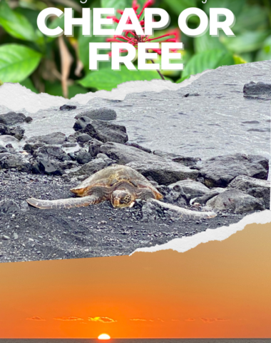 Things to do on Kona for cheap or free, budget Hawaiian vacation