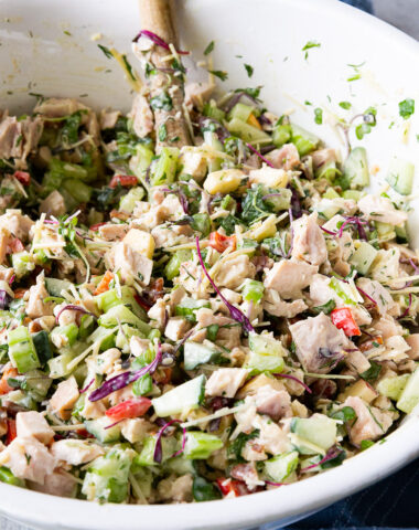 Easy to make Chicken Salad recipe, loaded with fresh ingredients and crunch.