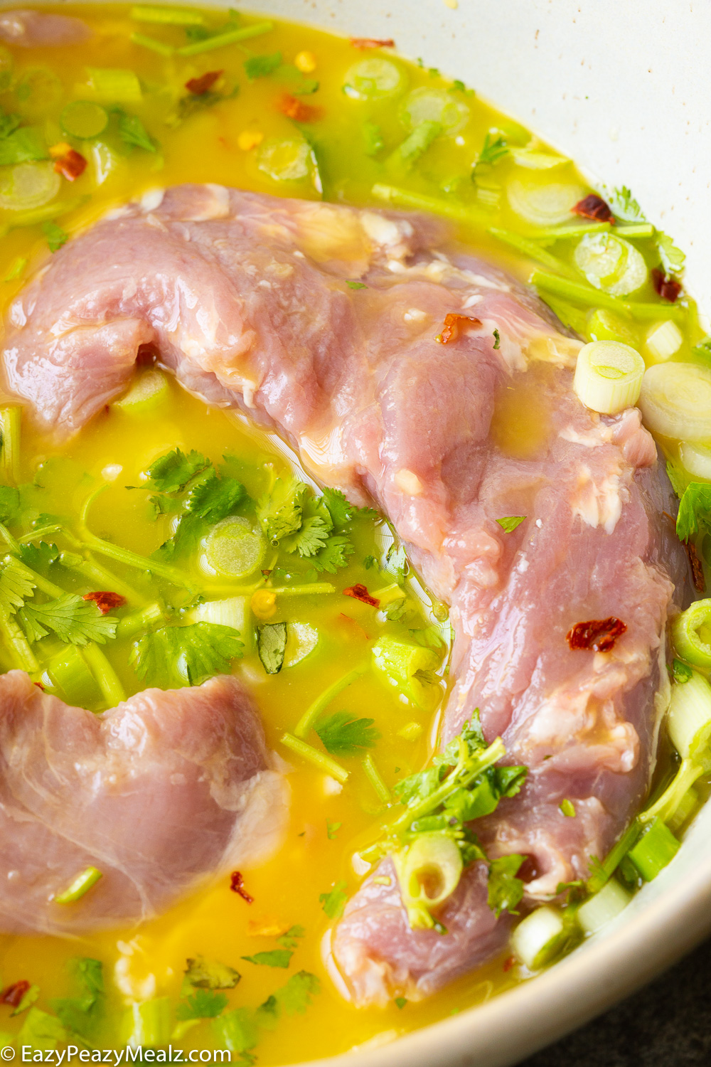Citrus marinated, mojo pork tenderloin, a grilled pork tenderloin.