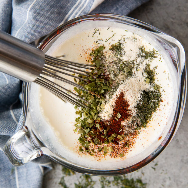 How to make Chipotle Ranch dressing