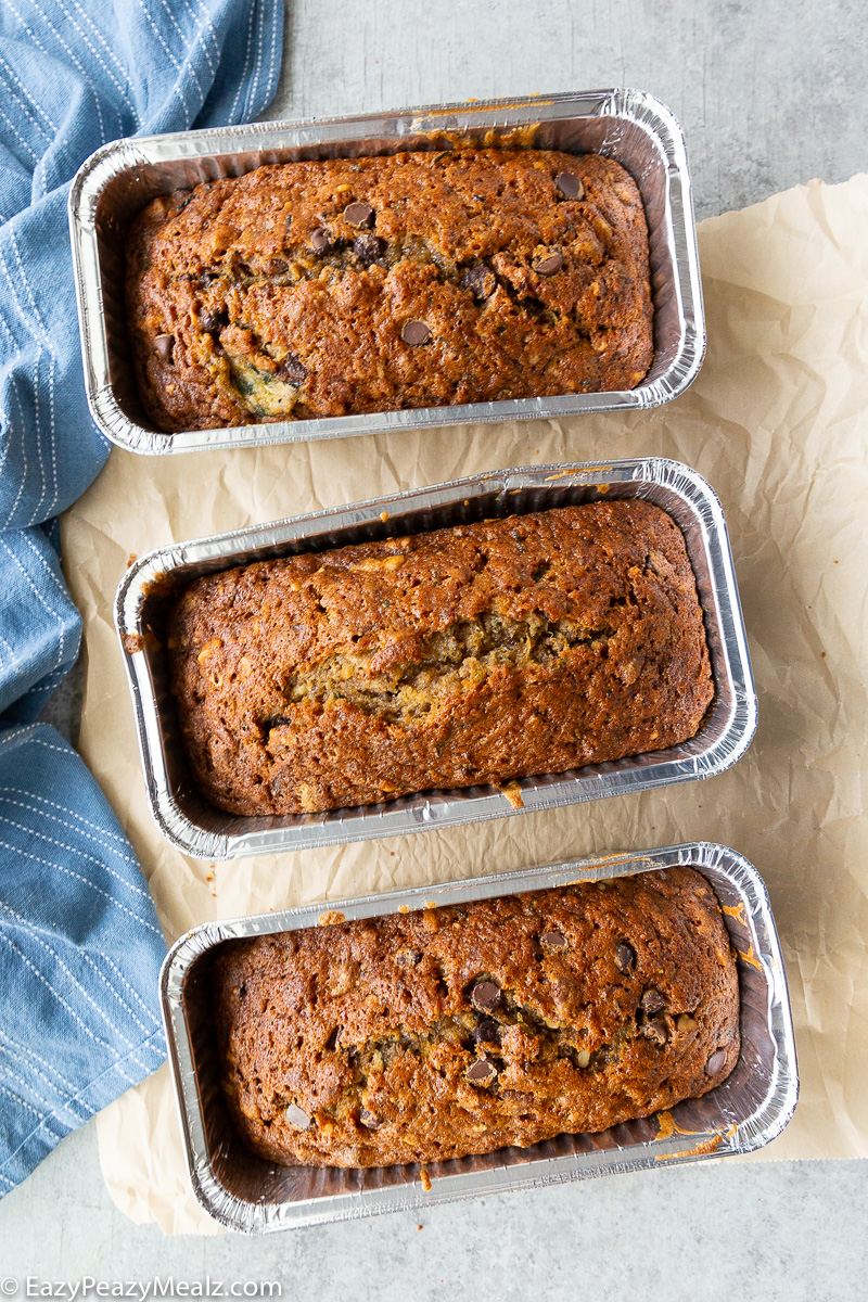 Baking zucchini nut bread