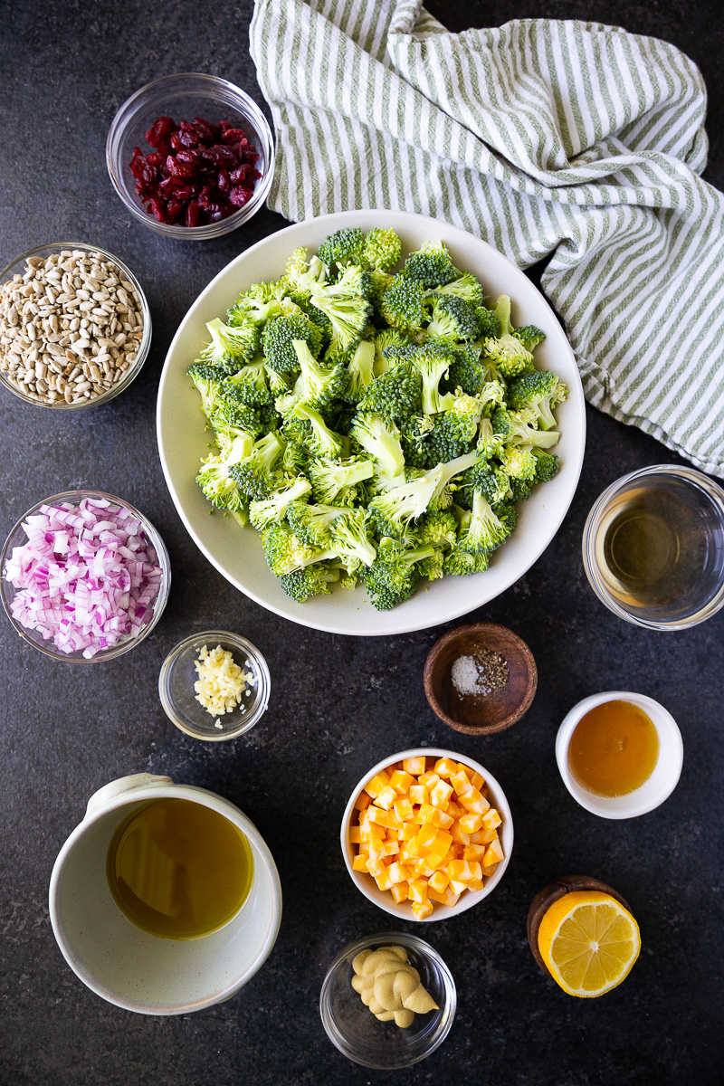 This Broccoli Salad is a flavor-packed side dish you’ll crave all year long! Made with crunchy broccoli, sweet cranberries, Monterey Jack cheese, and sunflower seeds—all tossed in a zingy honey mustard dressing. Fresh, fast, and make-ahead friendly!