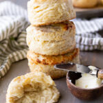 flaky southern style biscuits made with buttermilk