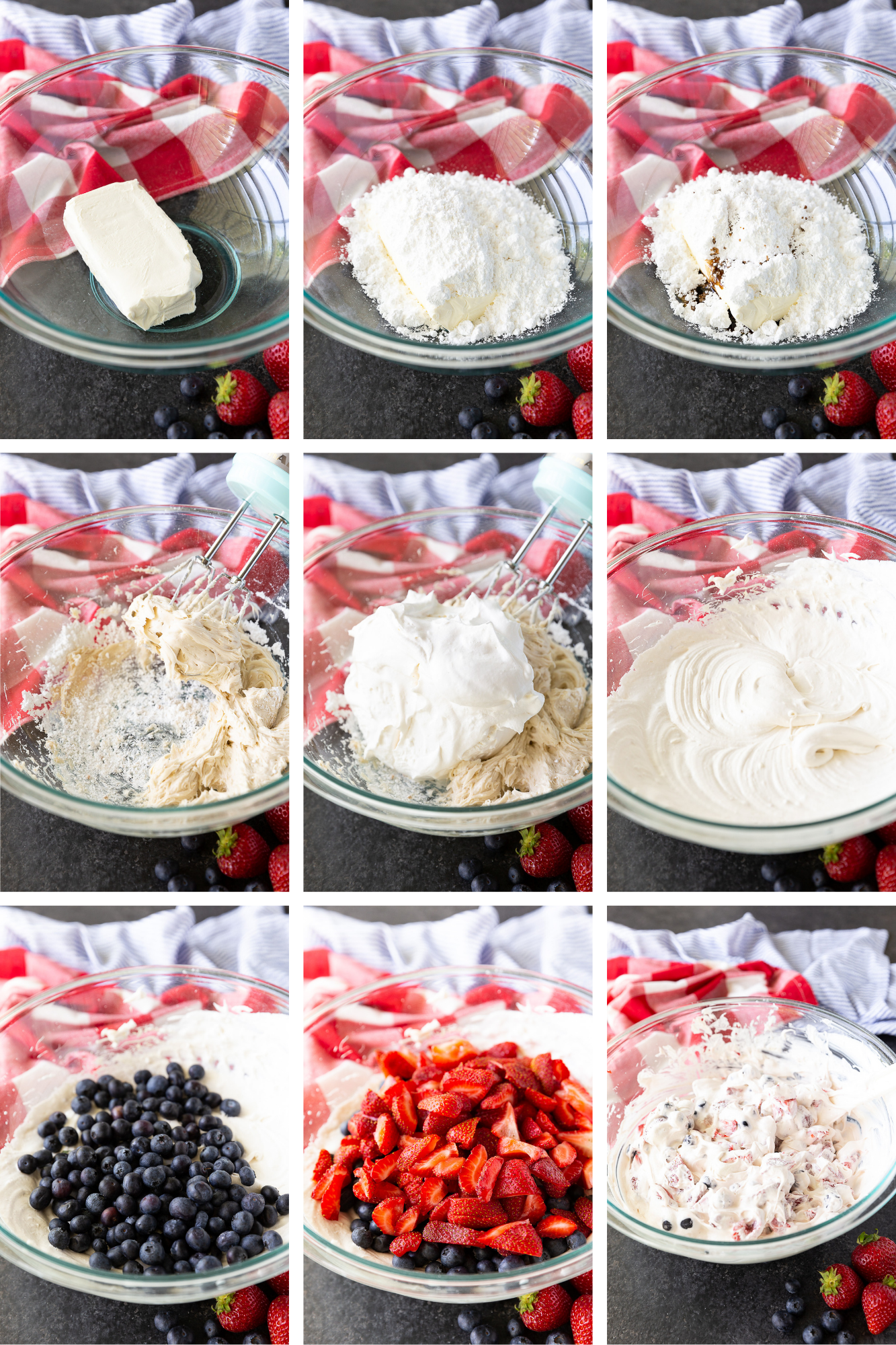 How to make a berry cheesecake salad