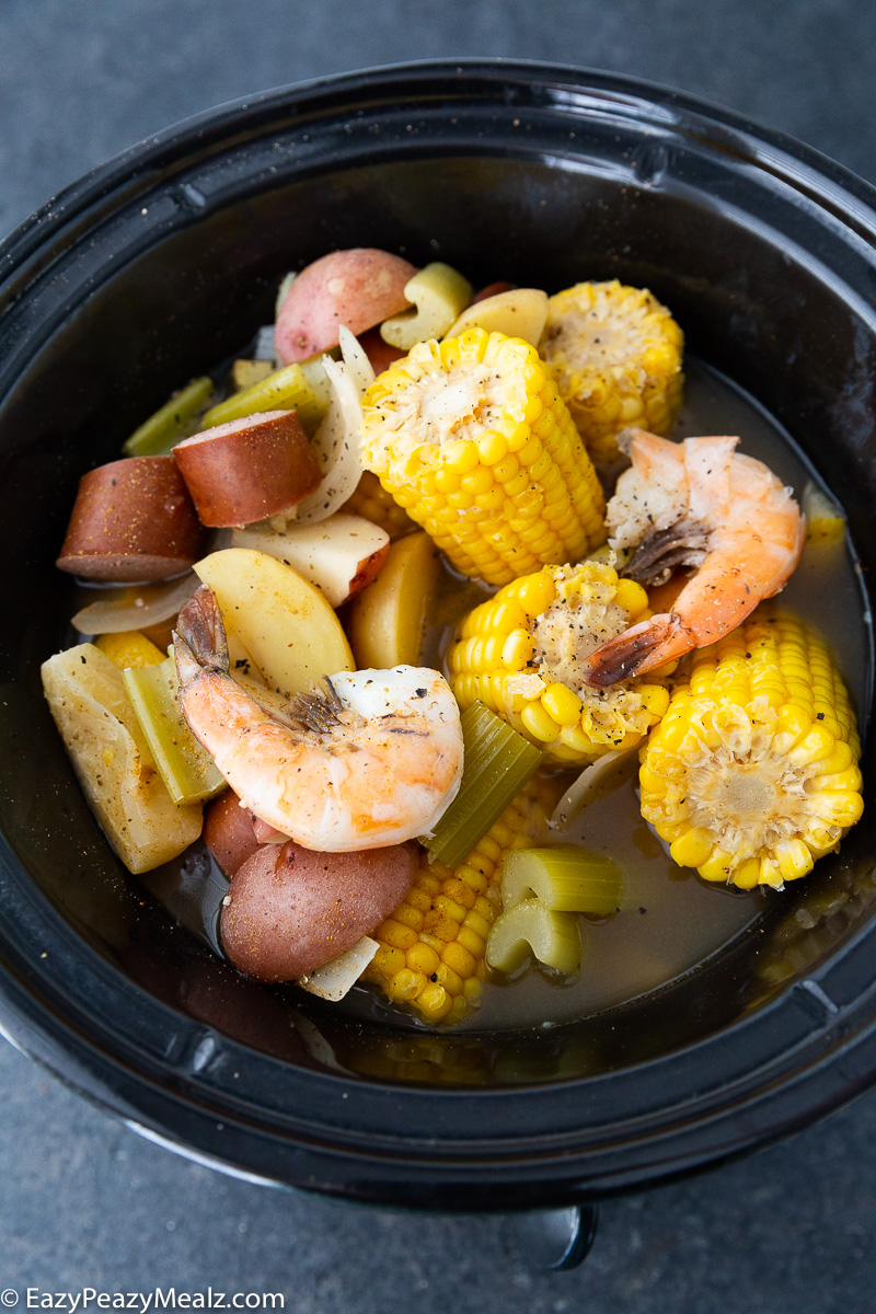 Slow cooker low country boil