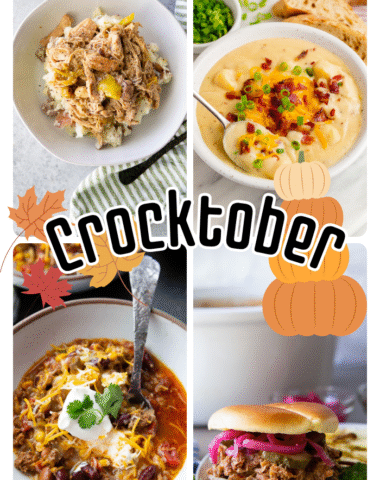 Crocktober landing page, a month of crock pot recipes
