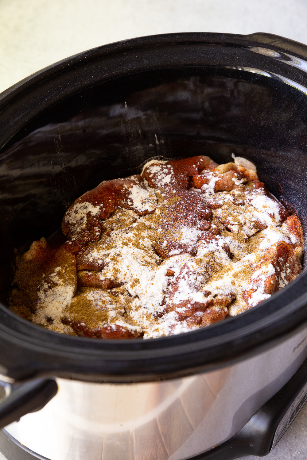 Slow cooker salsa verde chicken