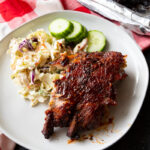 Slow cooker bbq pork ribs