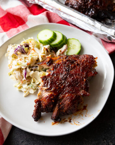 Slow cooker bbq pork ribs