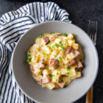 Slow cooker cheesy sausage and potatoes