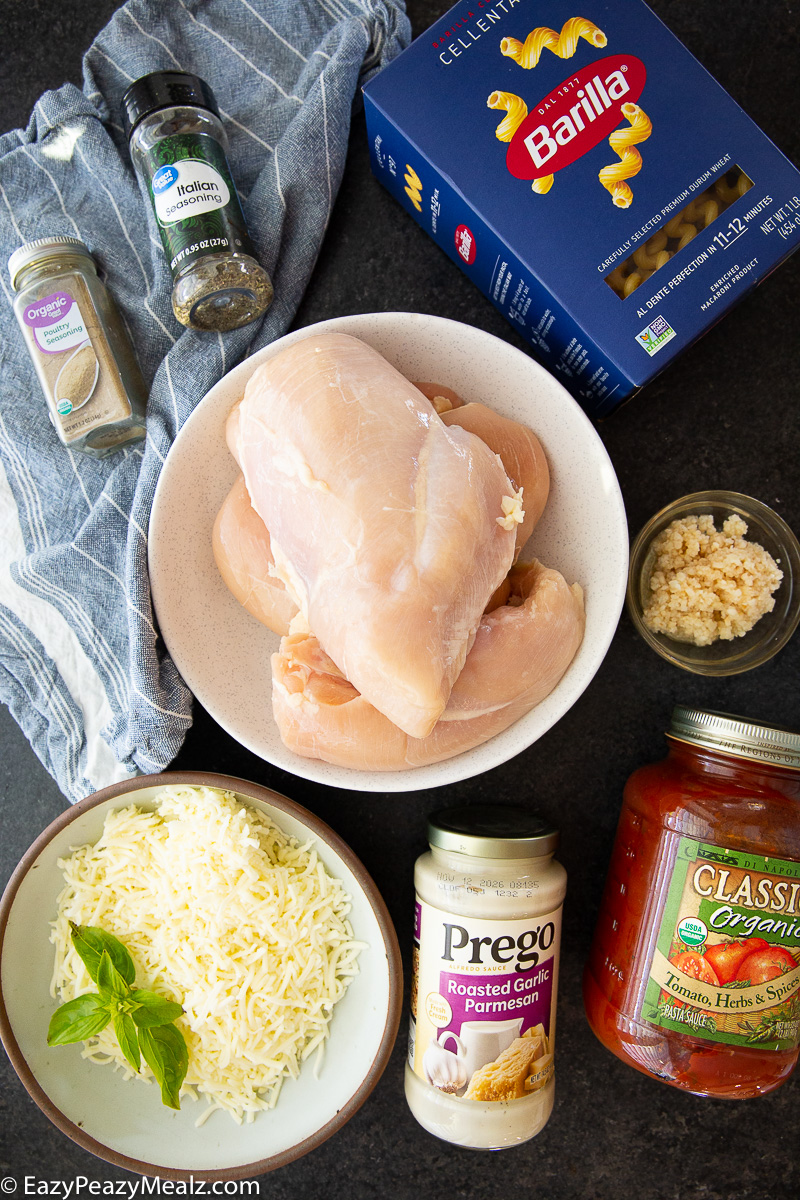 Slow cooker chicken pasta