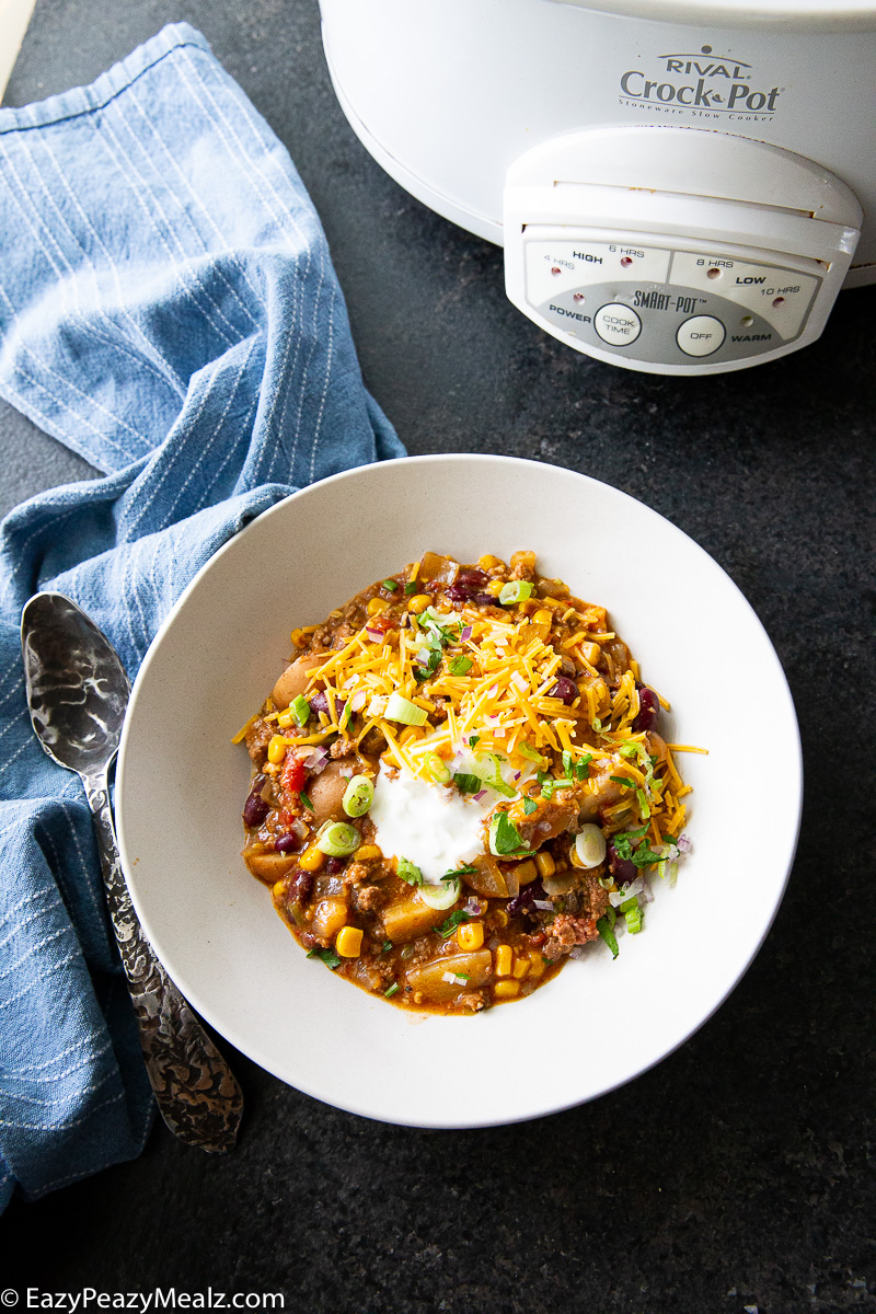 Slow Cooker cowboy casserole