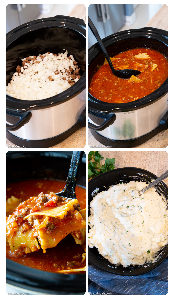 Slow cooker lasagna soup and how to make it