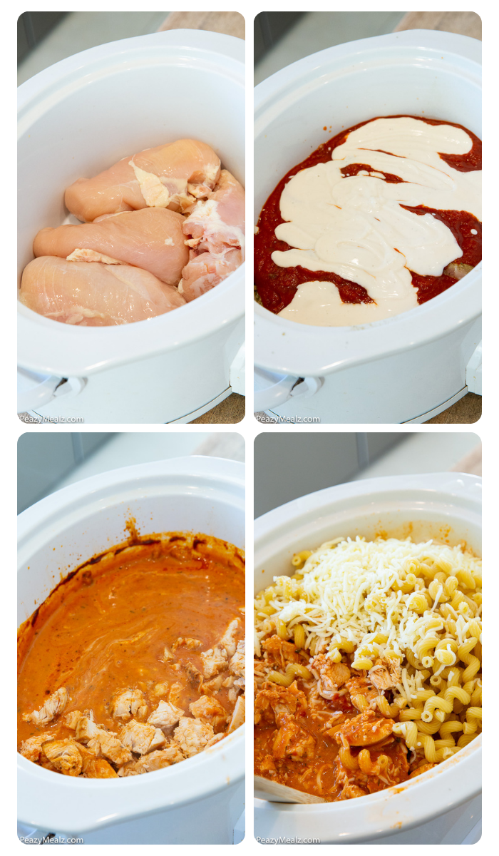 How to make slow cooker chicken pasta