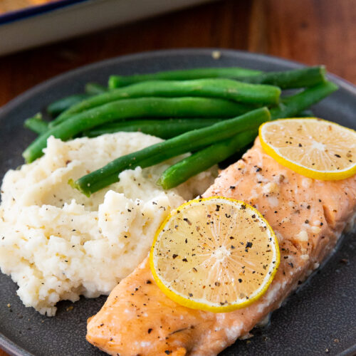 Baked lemon ginger salmon, is a light, refreshing salmon dish that is loaded with flavor.