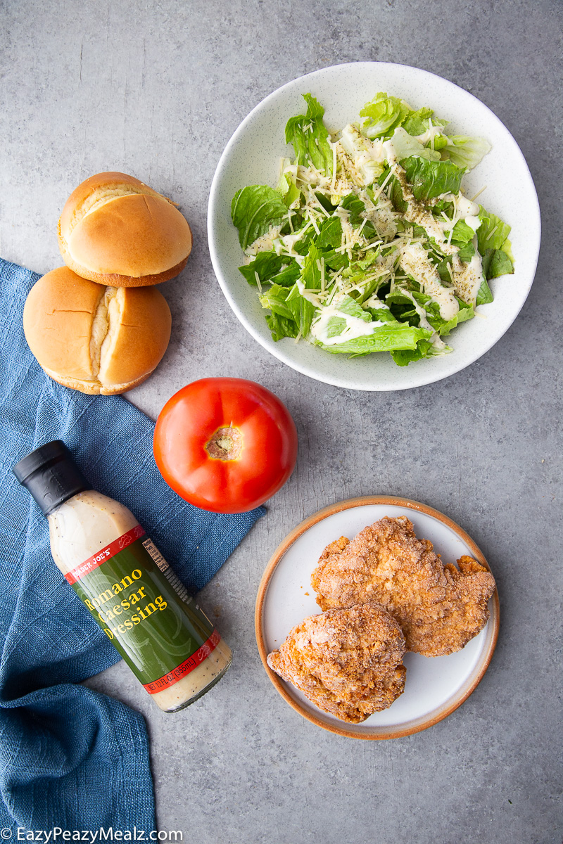 Caesar Chicken Sandwich ingredients