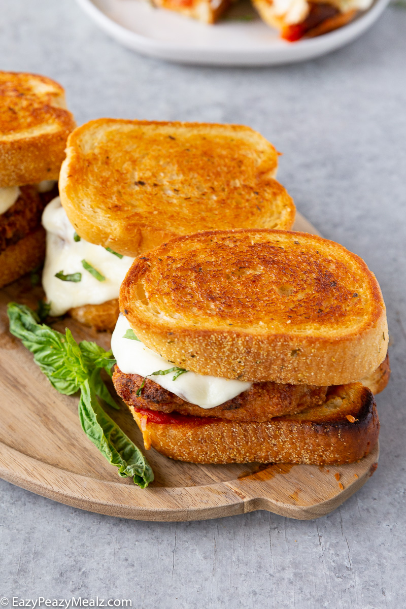 Chicken parmesan sandwiches