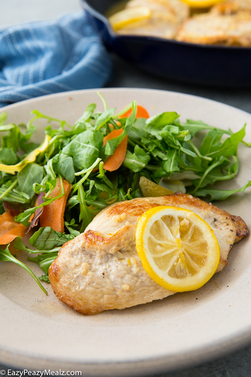Lemon garlic butter baked chicken