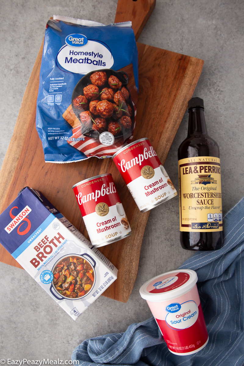 Slow Cooker Swedish Meatballs, an easy dinner option. 